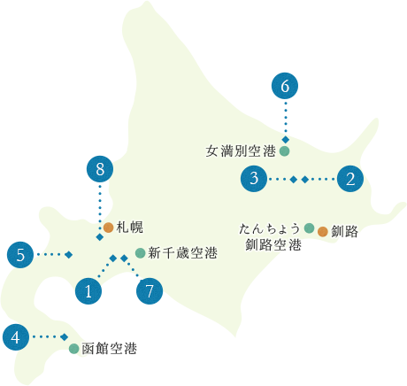 Hokkaido map
