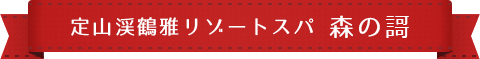 定山渓鶴雅リゾートスパ 森の謌