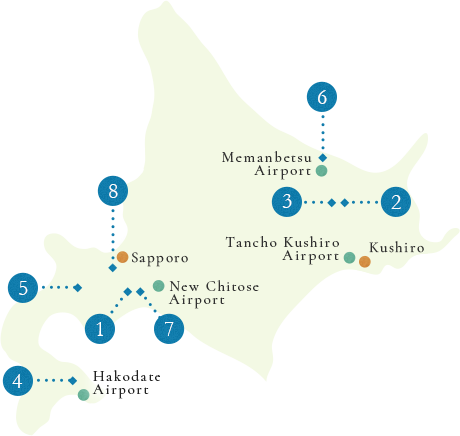 Hokkaido map