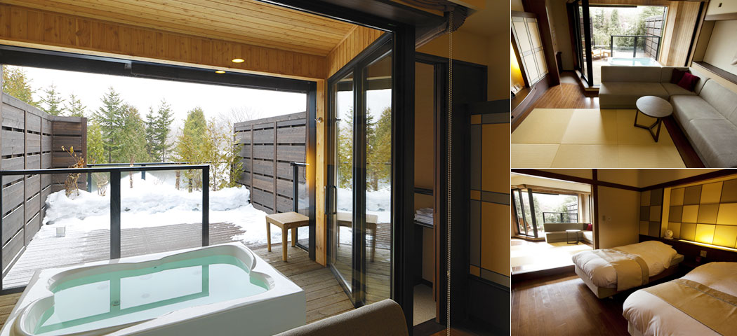 Western and Japanese style room with open bath image