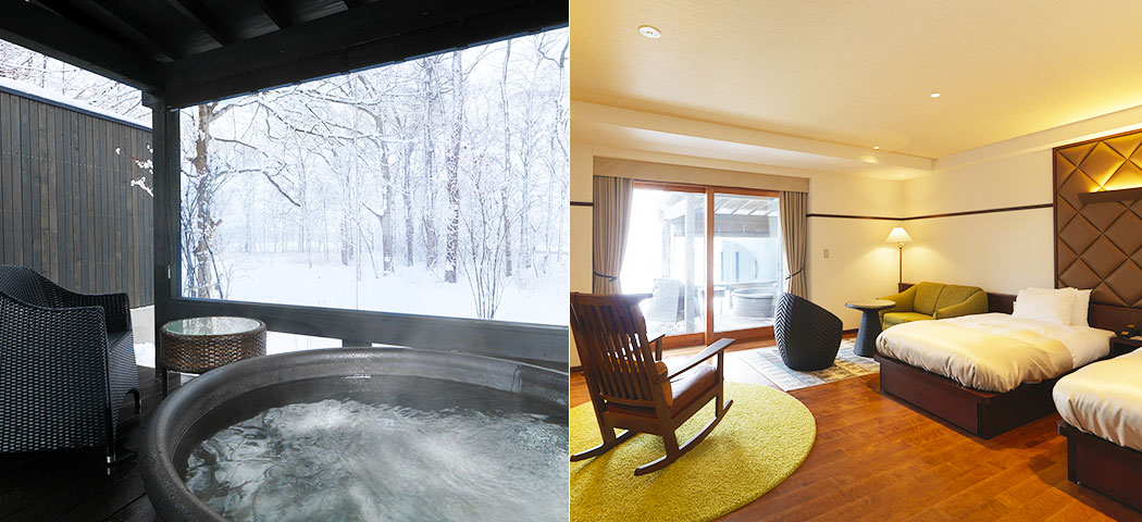 Twin Room with Open-air Bath image