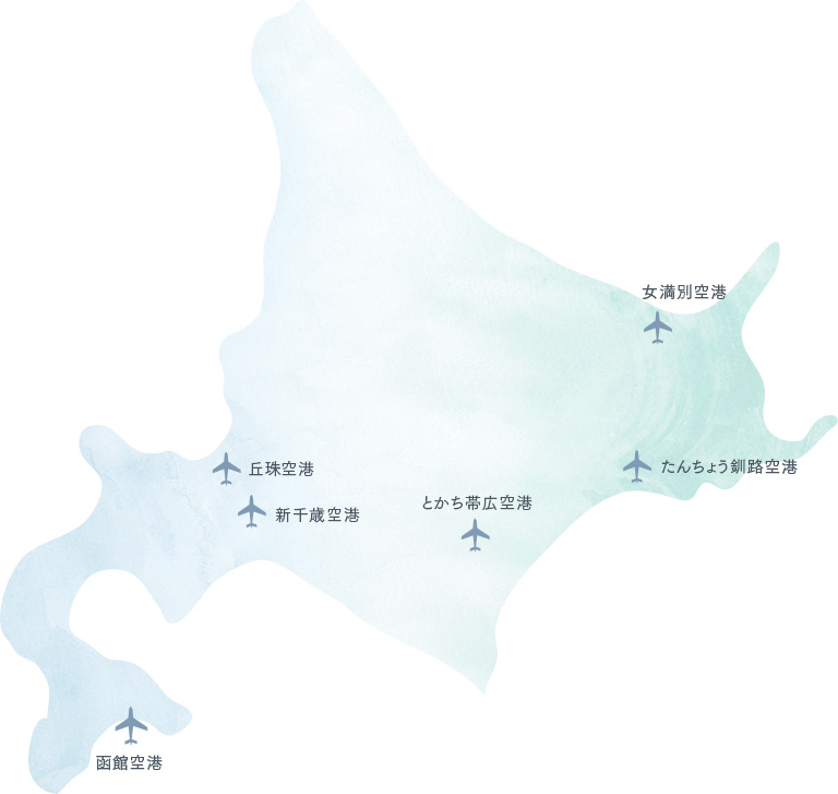 地図：北海道