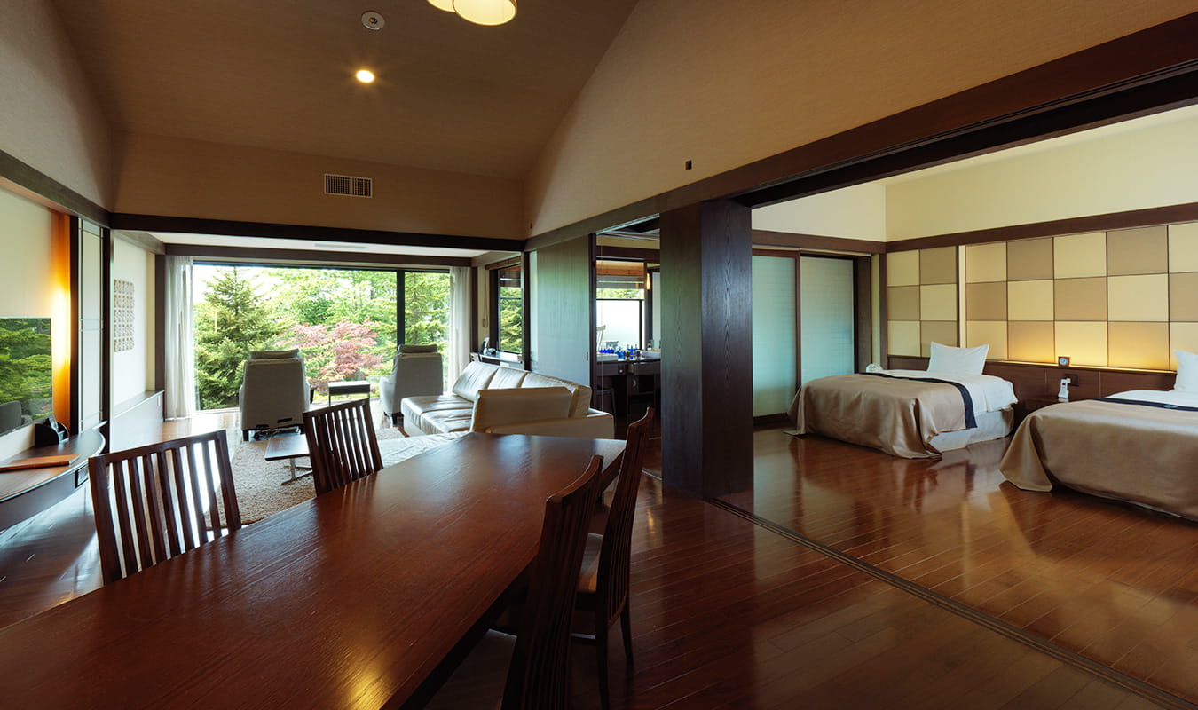 しこつ湖 鶴雅リゾートスパ 水の謌