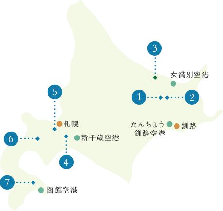 Hokkaido map