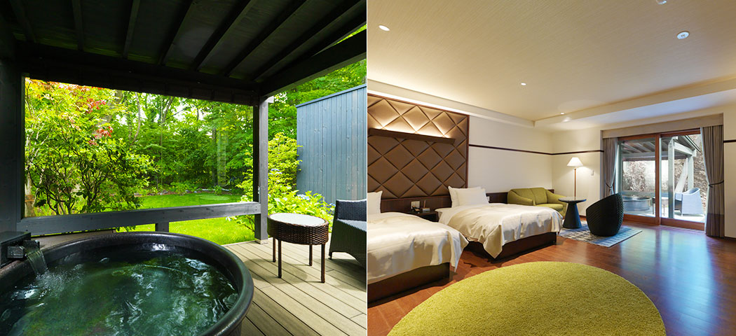 Twin Room with Open-air Bath image