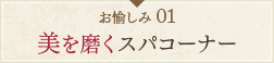 美を磨くスパコーナー