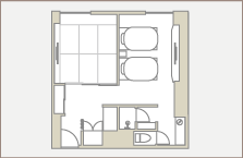 和洋室 間取り図